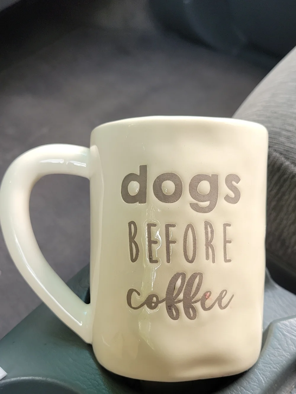 Mud Pie DOGS BEFORE COFFEE Tea Coffee Ceramic Mug